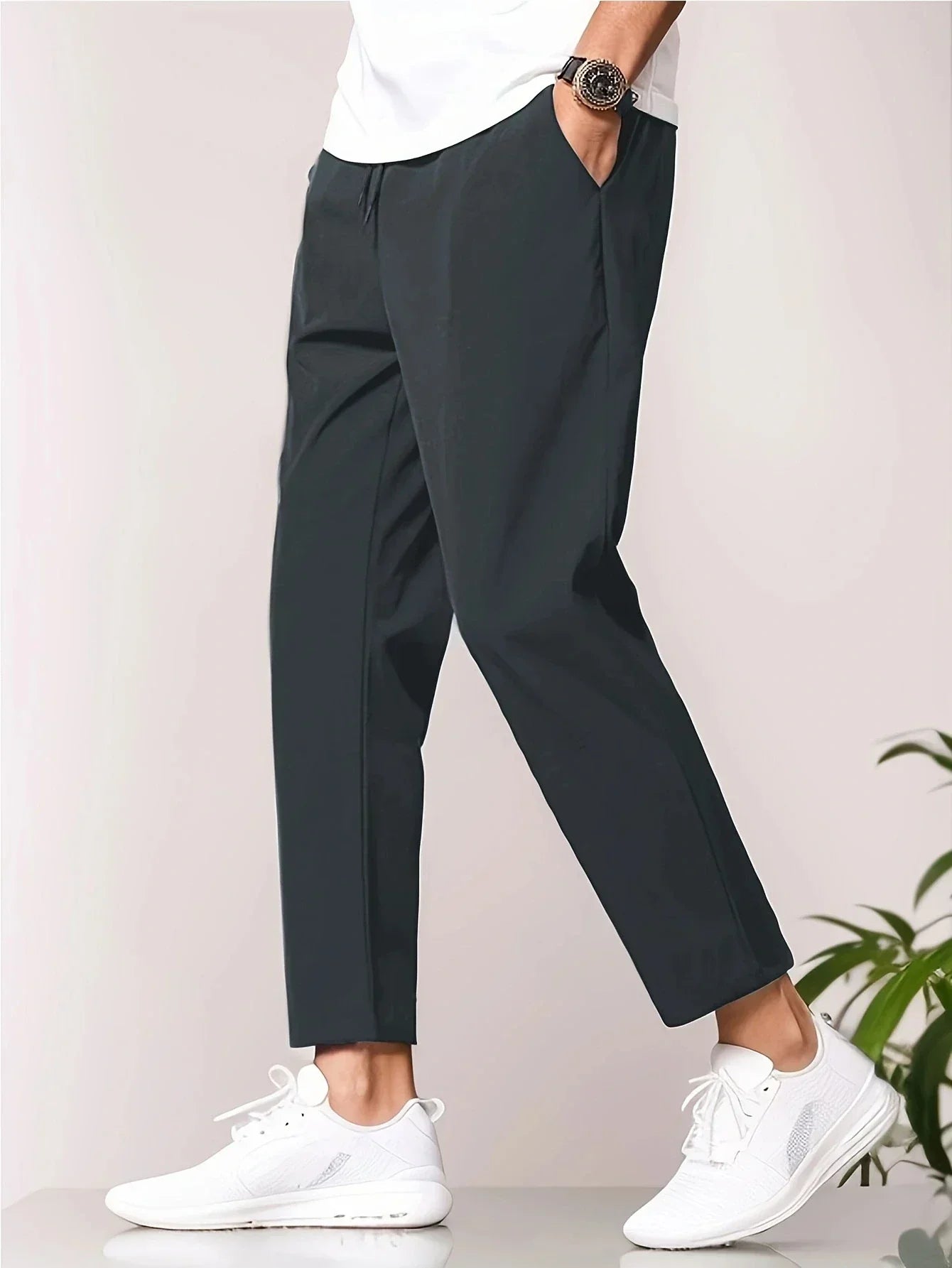 GIOVANNI™ - FRITIDSBYXOR TUNNA JOGGINGBYXOR SNABBTORKANDE