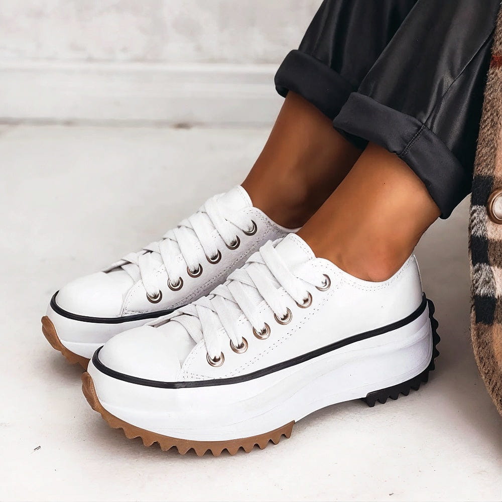 Bella | Plattform-sneaker - Kliv in i Höjden av Stil och Komfort