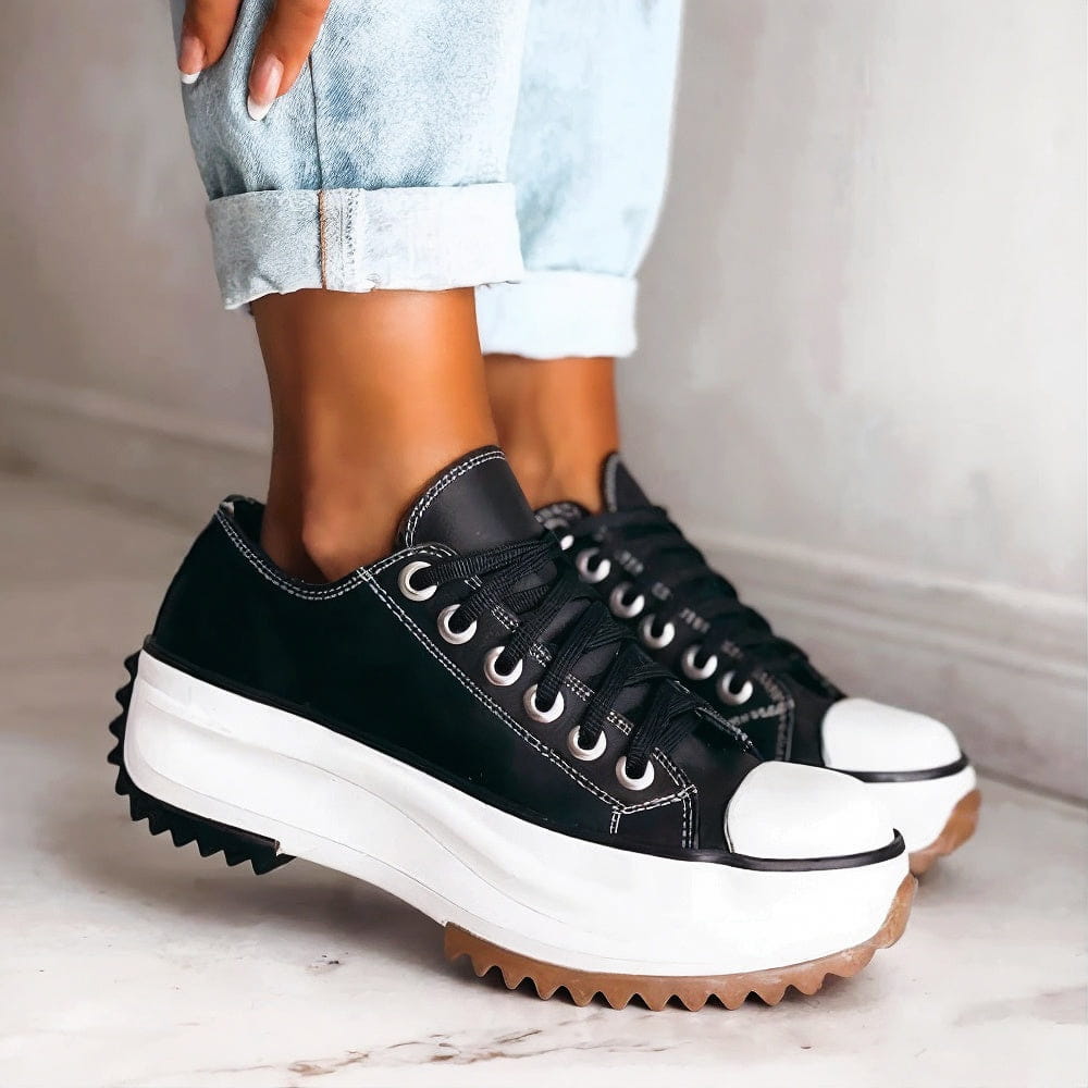 Bella | Plattform-sneaker - Kliv in i Höjden av Stil och Komfort