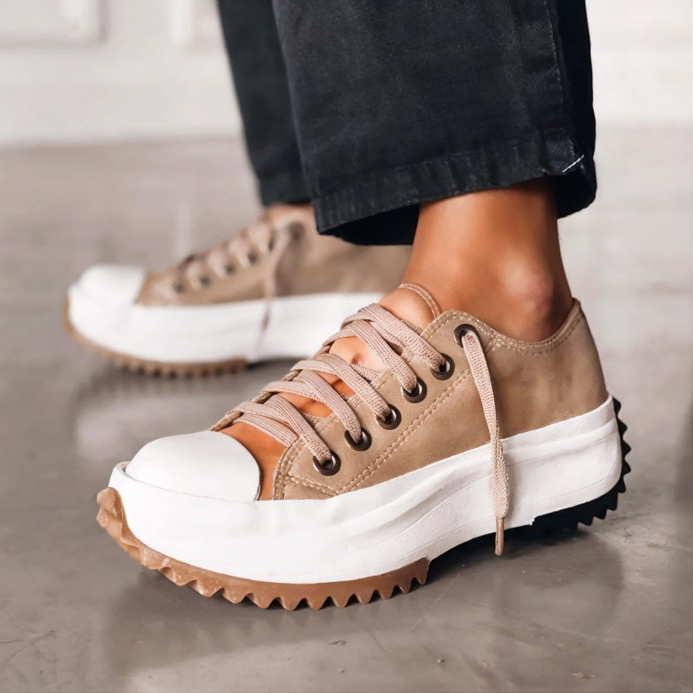 Bella | Plattform-sneaker - Kliv in i Höjden av Stil och Komfort