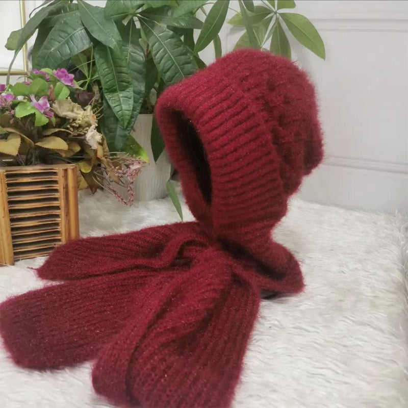 Integrerat Hörselskydd Vindtight Mössa Scarf