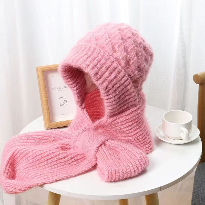Integrerat Hörselskydd Vindtight Mössa Scarf